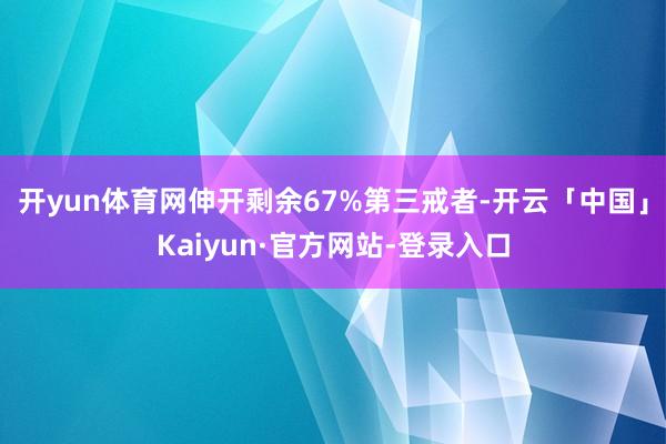 开yun体育网伸开剩余67%第三戒者-开云「中国」Kaiyun·官方网站-登录入口